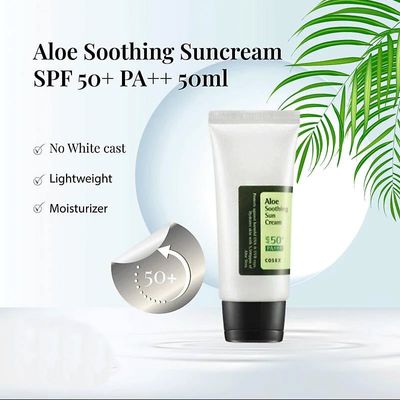 Cosrx Aloe Soothing Sun Cream SPF50+ PA+++(50gm)_img_2