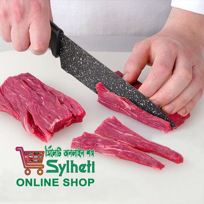 Zepter 5 Pcs Non-Stick Knife Set for Kitchen, Super Sharp high Carbon Stainless Steel Material_img_1