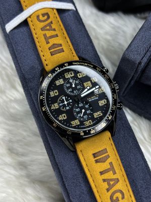 Tag Heuer calibre 16 Brown Belt Black Case Black Dial AA Grade_img_0
