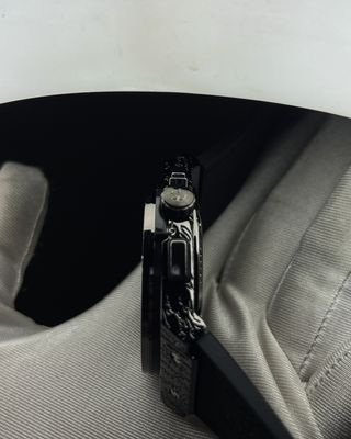Hublot Engrave Black Dial Black Case AA Grade_img_2