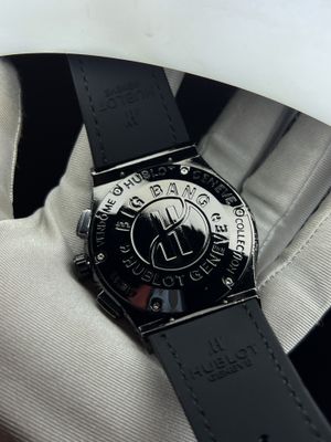 Hublot Engrave Black Dial Black Case AA Grade_img_3