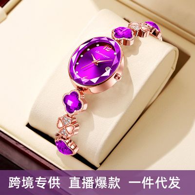 Cross-border Explosions Foreign Trade Women's Watch Waterproof Fashion Trend Luminous Light Luxury Calendar Elegant All-match Bracelet Women's Watch_img_3