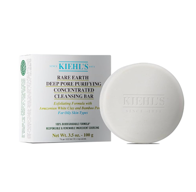 KIEHL’S Rare Earth Deep Pore Purifying Concentrated Cleansing Bar – 100 g (COS587)_img_0