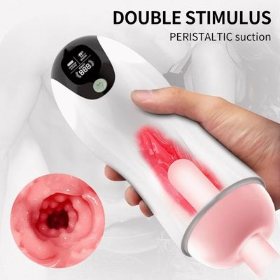 Automatic Male Masturbator Cup Sucking Vibration 18+ Blowjob Real Vagina Pocket Pussy Penis Oral Sex Machine Toys For Man Adults_img_1