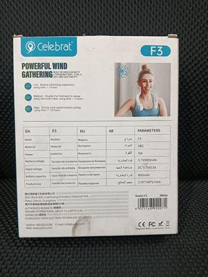 Yison Celebrat F3 Rechargeable Neck Fan - Portable Cooling at Its Best_img_5