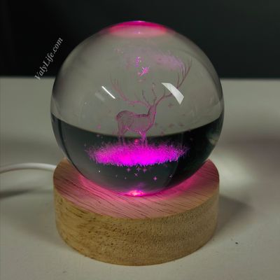 Deer 3D Crystal Ball Night Light_img_3