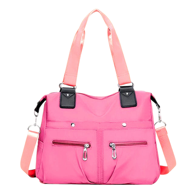 Women Casual Large Capacity Waterproof Oxford Cloth Bag (Dark Blue)_img_6