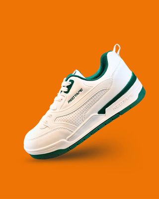White Green Casual Sneakers_img_1