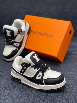 Louis Vuitton LV Trainer White Black_img_0