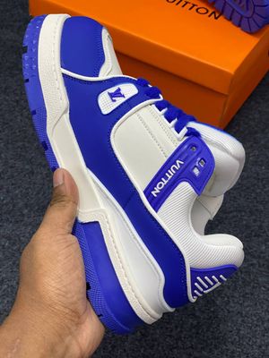 LV Trainer Sneaker || Gaston Blue_img_3