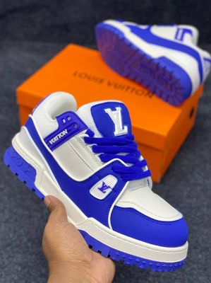 LV Trainer Sneaker || Gaston Blue_img_4