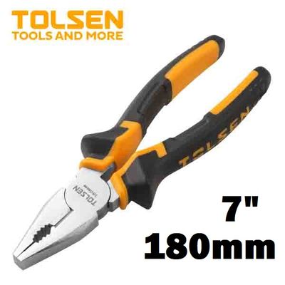TOLSEN 7" Combination Pliers (180mm) TPR Handle Model: 10001_img_0