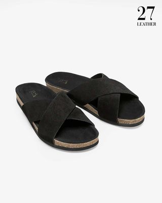 Oasis Premium Leather Sandal(Black)_img_1