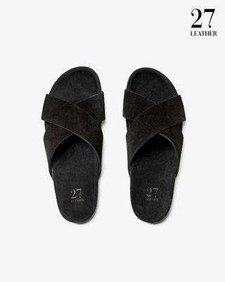 Oasis Premium Leather Sandal(Black)_img_2