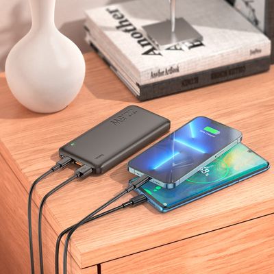 HOCO J101 10,000mAh 22.5W Power Bank – Black Color_img_1
