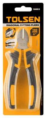 Tolsen 6" Diagonal Cutting Pliers, 160mm TPR Handle Model: 10003_img_2