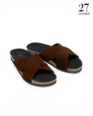 Oasis Premium Leather Sandal(Chocolate)_img_1