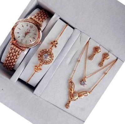 🕒 টাইটেল (Title):Elegant Women's Watch Combo – Timeless Beauty in One Box!_img_2
