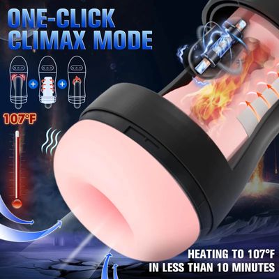 Automatic Male Sucking Mastubator Vibration Heating Masturbation Cup Pocket Pussy Real Vagina Adult Sex Toys for Men_img_2