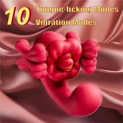 3 in 1 Tongue Licking Vibrator for Women G-spot Clitoral Stimulator Dildo Vagina Massager Female Masturbation Sex Toys for Adult_img_1