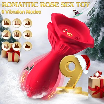 Vibrating Rose Butt Plug APP Remote Control Vibrators 9 Modes Waterproof Silicone Anal Plug Adult Sex Toys Vibrator For Beginner_img_5