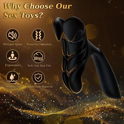 Masturbator for Men Penis Training Vibrator Glans Trainer Stimulator Massager Lasting Delay Endurance Adult Sex Toys For Men 18_img_5
