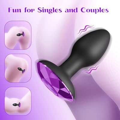 360 Rotation Anal Plug Wireless Vibrator Butt​ Plug for Women Masturbator Man Prostate Massager Adult Couple Sex Toys 18_img_5
