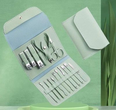 16pcs Stainless Steel Nail Cutter Manicure Tool Set_img_3
