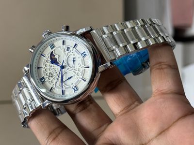 PATEK CHAIN CHRONO SPIDER WHITE DIAL BLUE DIGITS_img_0