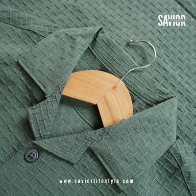 Light Olive Color Drop Shoulder Cuban Summer Shirt_img_0