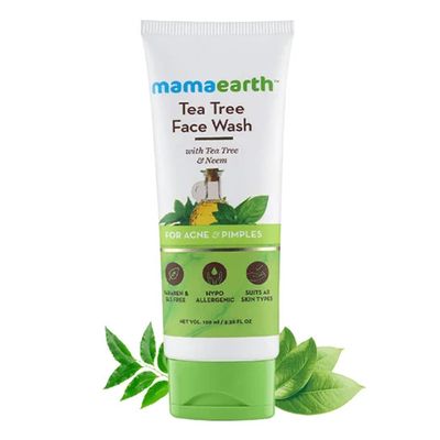 Mamaearth Tea Tree Facewash With Tea Tree & Neem for Acne & Pimples_img_0