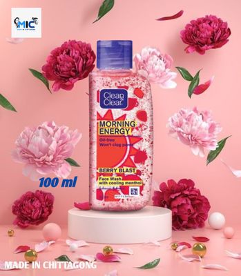Clean & Clear Morning Energy Berry Blast Face Wash (50ml)_img_1