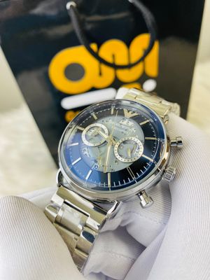 Armani Oval || Silver chain_img_1