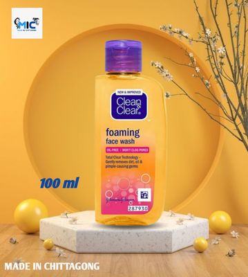 Clean & Clear Foaming Face Wash (50ml oli free_img_1