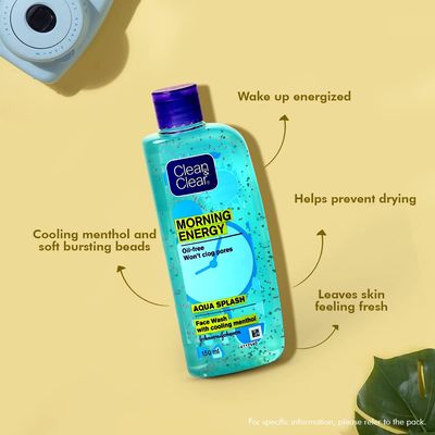 Clean & Clear Morning Energy Face Wash with Cooling Menthol (50ml) -_img_1