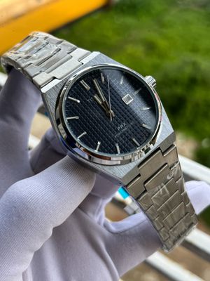 Tissot Prx Chain Silver Blue Dial Waffle_img_0