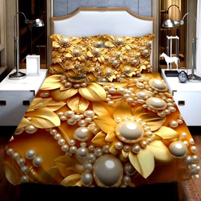 China Premium 3D Design Bed Sheet_img_1