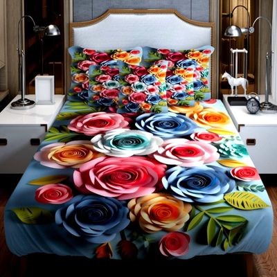 China Premium 3D Design Bed Sheet_img_1