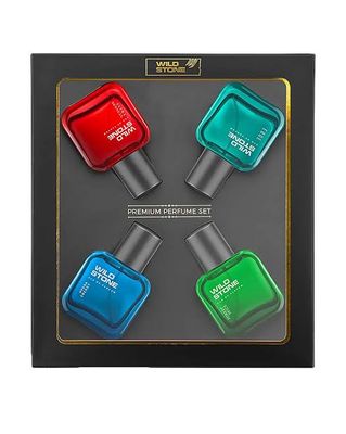 Wild Stone Premium Perfume Combo 4pcs– Edge, Forest Spice, Hydra Energy & Ultra Sensual Long-Lasting Fragrance | Pack of 4 (30ml Each) 30 ml × 4N = 120 ml | Perfect for Gifting_img_0