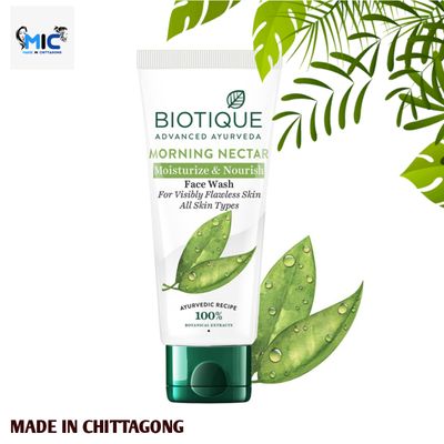 Biotique Morning Nectar Moisturize & Nourish Facewash (100ml)_img_0