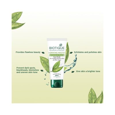 Biotique Morning Nectar Moisturize & Nourish Facewash (100ml)_img_1