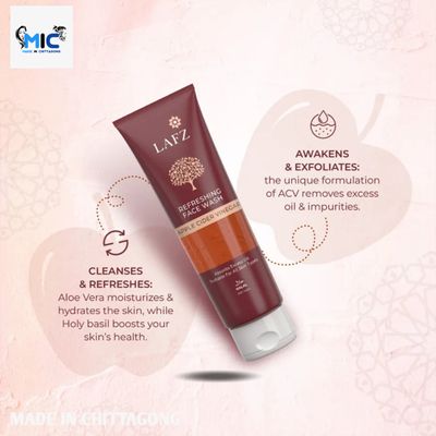 Lafz Apple Cider Vinegar Face Wash (75ml) - Tube_img_2