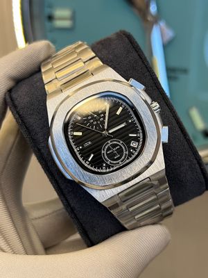 Patek Philippe Nautilus AAA body Black Dial Chronograph Chain_img_0