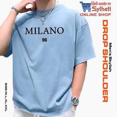 Combo Men's Stylish Drop Shoulder- Milano (Colour= Black & Sky blue)_img_1
