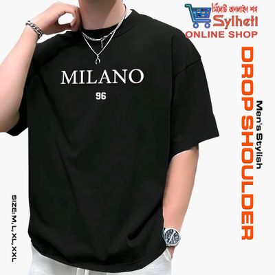 Combo Men's Stylish Drop Shoulder- Milano (Colour= Black & Sky blue)_img_2
