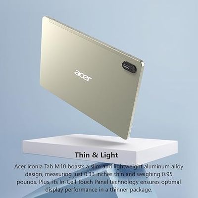 Acer Iconia Tab M10 (M10-11-K894) MediaTek MT6370 Octa-core 4GB RAM 10.1 Inch IPS WUXGA Display, Champagne Tablet_img_1
