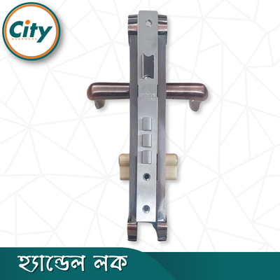 উচ্চ সুরক্ষার স্ট্যান্ডার্ড সাইজের হ্যান্ডেল লক প্রধান দরজার জন্য অ্যান্টিক রঙের দরজার লক Door Lock_img_5