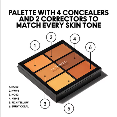 MAC Studio Fix Conceal & Correct Palette – Medium (0.21 oz / 6 g) (MAC19)_img_1