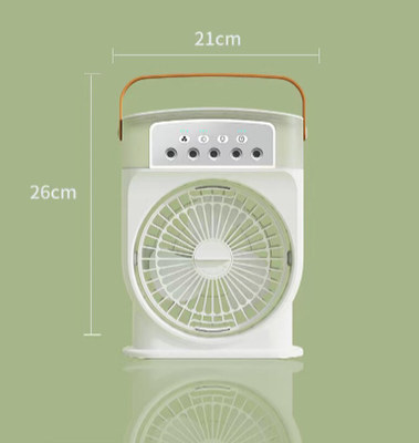 Rechargeable Air Cooling USB Fan with LED Night Light Water Fan_img_1