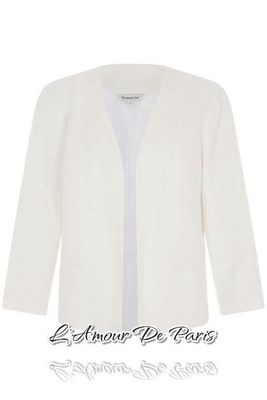 BONMARCHÉ Classic Ivory White Tailored Blazer
